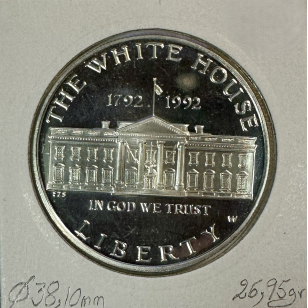 ETATS-UNIS - USA - 1 DOLLAR 1992 W - Pièce de Monnaie en... 2