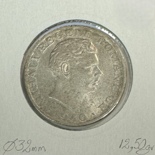 ROUMANIE - 25 000 LEI 1946 - Pièce de Monnaie en Argent... 2
