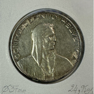 SUISSE - 5 FRANCS 1926 B - Pièce de Monnaie en Argent //... 2
