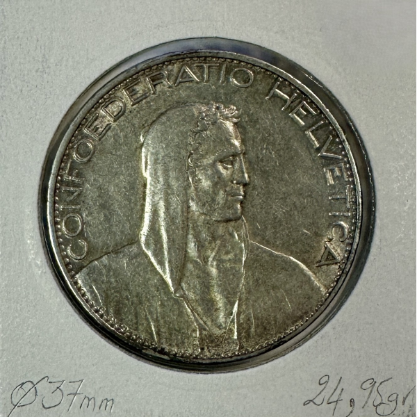 SUISSE - 5 FRANCS 1926 B - Pièce de...