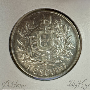 PORTUGAL - 1 ESCUDO 1910 - Pièce de Monnaie en Argent //... 2