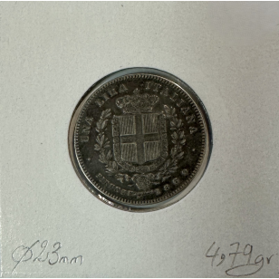 ITALIE - 1 LIRE 1860 - Pièce de Monnaie en Argent //... 2