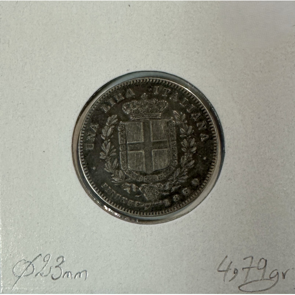 ITALIE - 1 LIRE 1860 - Pièce de...