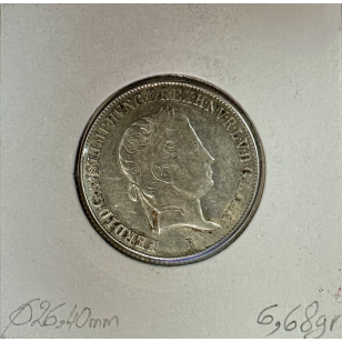 HONGRIE - 20 KRAJCZAR 1843 - Pièce de Monnaie en Argent... 2