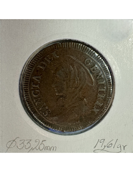 VATICAN - 5 BAIOCCHI 1797 XXIII - Monnaie en Cuivre // Qualité : TB