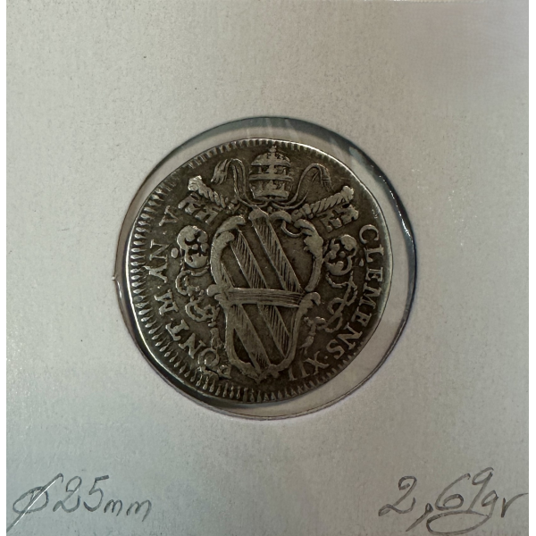 VATICAN - 1 GIULIO 1735 V - Pièce de...