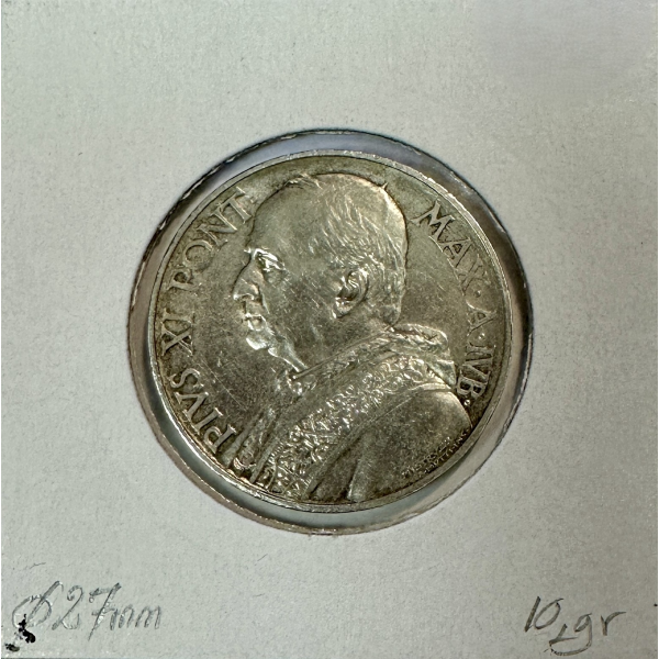 VATICAN - 10 LIRE 1933-34 (Pape PIE...