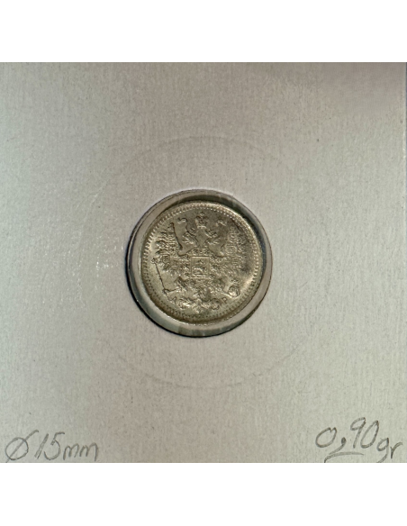 RUSSIE - 5 KOPEKS 1902 - Pièce de Monnaie en Argent // Qualité : SUP
