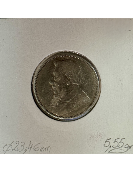 AFRIQUE DU SUD - 1 Shilling 1895 - Monnaie en Argent // Qualité : TTB
