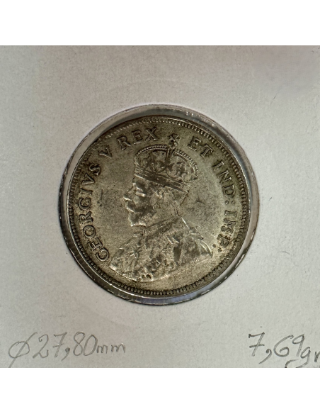 AFRIQUE DE L'EST - 1 Shilling 1922 - Monnaie en Argent // Qualité : TTB