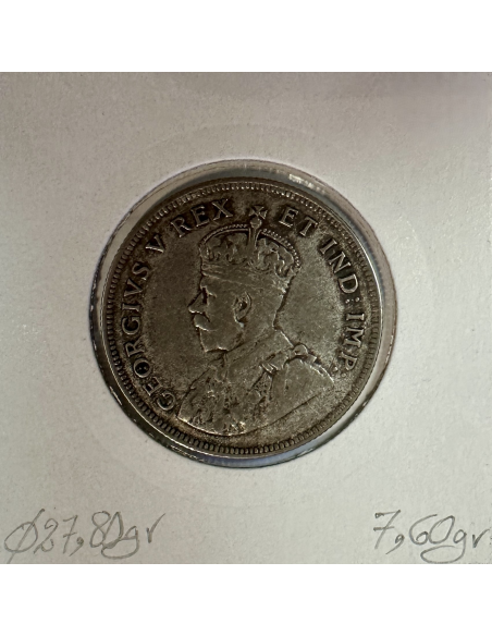 AFRIQUE DE L'EST - 1 Shilling 1923 - Monnaie en Argent // Qualité : TTB