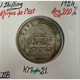 AFRIQUE DE L'EST - 1 Shilling 1924 - Monnaie en Argent //...
