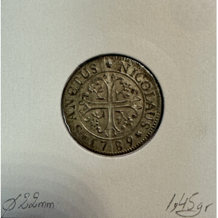 SUISSE FRIBOURG - 2 KREUZER 1789 - Pièce de Monnaie en... 2