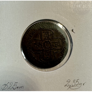 SUISSE BERNE - 1 BATZEN 1826 - Pièce de Monnaie en Billon... 2