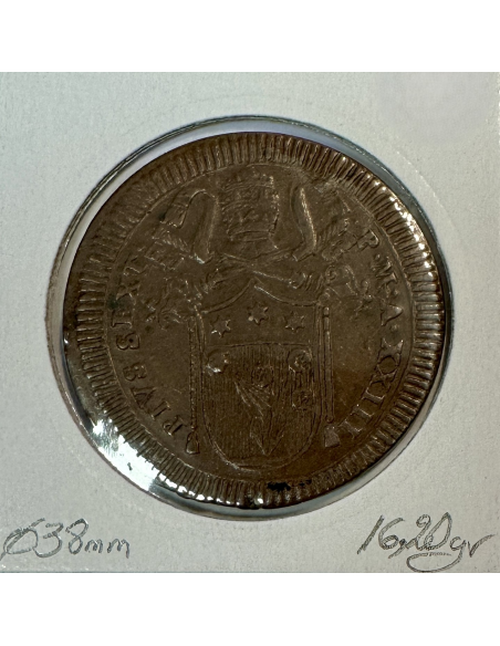 VATICAN - 2 BAIOCCHI 1797 (ND) Monnaie en Cuivre // Qualité : TTB