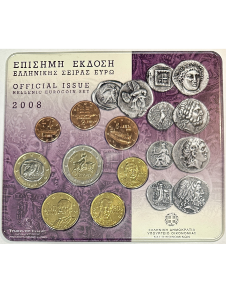 Grèce - Coffret Brillant Universel 2008 // Grèce BU 2008