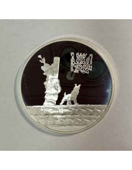 Médaille en Argent - TINTIN ET MILOU - Frappe BE par la Monnaie de Paris (REF 2)