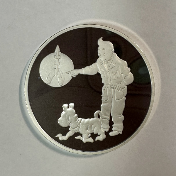 Médaille en Argent - TINTIN ET MILOU...