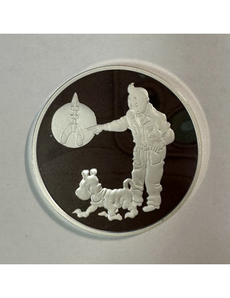 Médaille en Argent - TINTIN ET MILOU - Frappe BE par la Monnaie de Paris (REF 3)