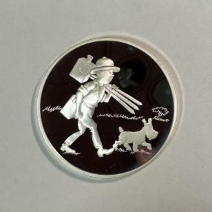 Médaille en Argent - TINTIN ET MILOU - Frappe BE par la...