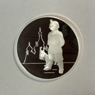 Médaille en Argent - TINTIN ET MILOU - Frappe BE par la...
