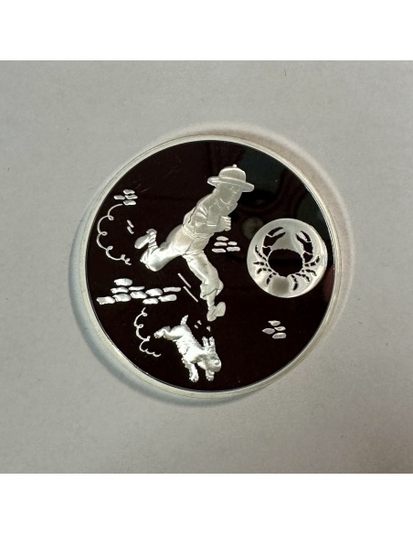 Médaille en Argent - TINTIN ET MILOU - Frappe BE par la Monnaie de Paris (REF10)