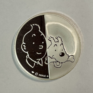Médaille en Argent - TINTIN ET MILOU - Frappe BE par la... 2