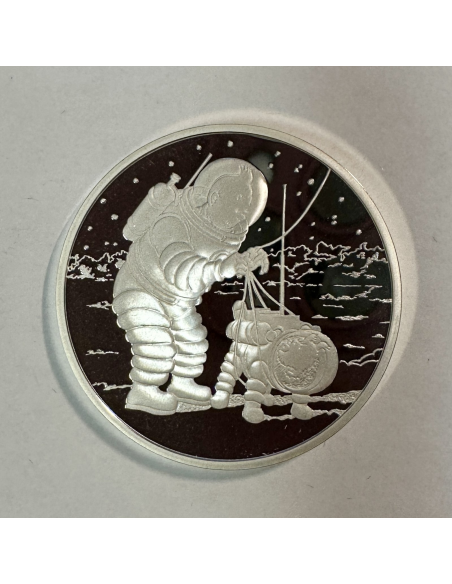 Médaille en Argent - TINTIN ET MILOU - Frappe BE par la Monnaie de Paris (REF13)