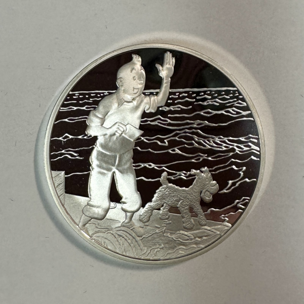 Médaille en Argent - TINTIN ET MILOU...