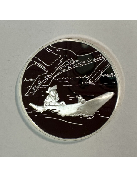 Médaille en Argent - TINTIN ET MILOU - Frappe BE par la Monnaie de Paris (REF16)