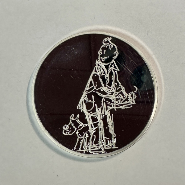 Médaille en Argent - TINTIN ET MILOU...