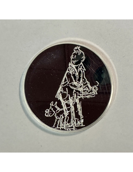 Médaille en Argent - TINTIN ET MILOU - Frappe BE par la Monnaie de Paris (REF17)