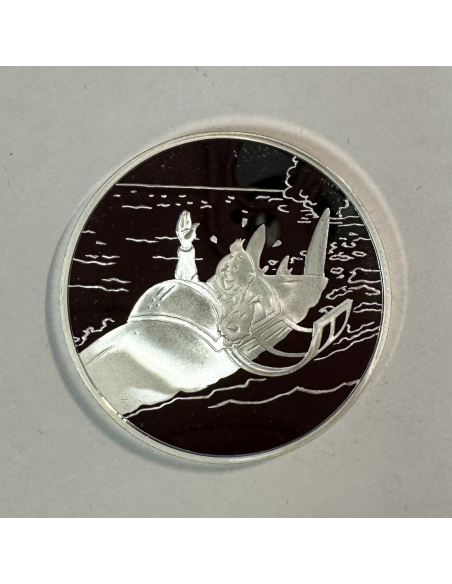 Médaille en Argent - TINTIN ET MILOU - Frappe BE par la Monnaie de Paris (REF21)