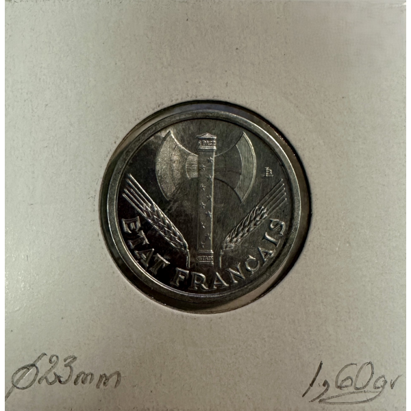 1 FRANC BAZOR 1942 - Monnaie en...