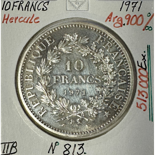 10 FRANCS HERCULE - 1971 - Pièce de...