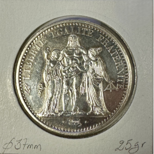 10 FRANCS HERCULE - 1971 - Pièce de monnaie en Argent //... 2