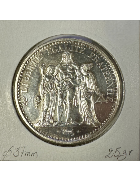 10 FRANCS HERCULE - 1971 - Pièce de monnaie en Argent // Qualité : TTB