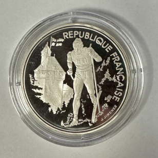 100 FRANCS COMMEMORATIVE (1991) Ski de Fond / Château -...