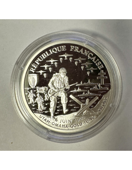 1 FRANC (1993) ANNIVERSAIRE DU DEBARQUEMENT ALLIE - Monnaie en Argent // BE