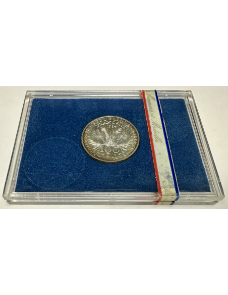 100 FRANCS COMMEMORATIVE (1984) Marie Curie - Monnaie en Argent // BU
