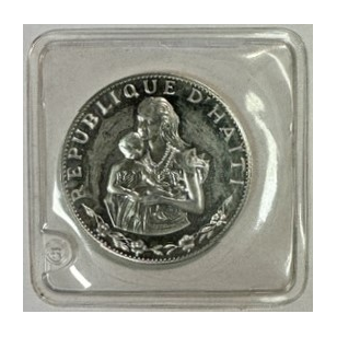 HAITI - 50 GOURDES 1973 - Pièce de Monnaie en Argent //... 2