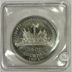 HAITI - 50 GOURDES 1973 - Pièce de Monnaie en Argent //... 2