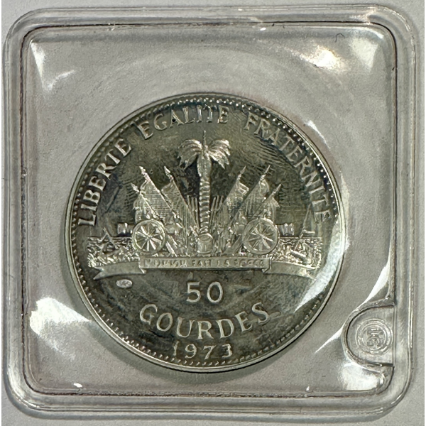 HAITI - 50 GOURDES 1973 - Pièce de...