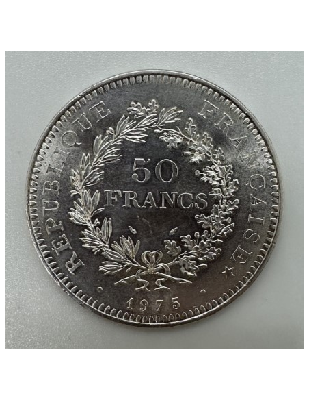 50 FRANCS HERCULE (1975) Pièce de monnaie en Argent // Qualité : TTB