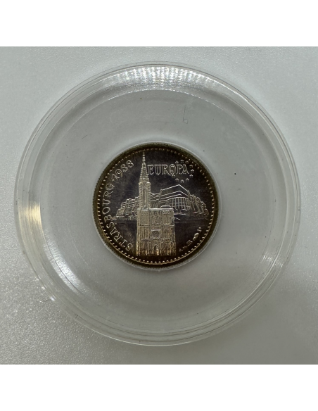Médaille en Argent - EUROPA PAPE JEAN PAUL II (1988) // Qualité : TTB