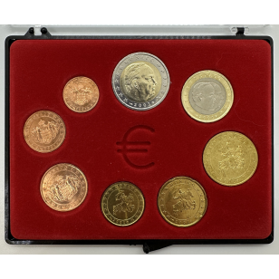 MONACO 2001 - SERIE COMPLETE D'EURO DE CIRCULATION -...