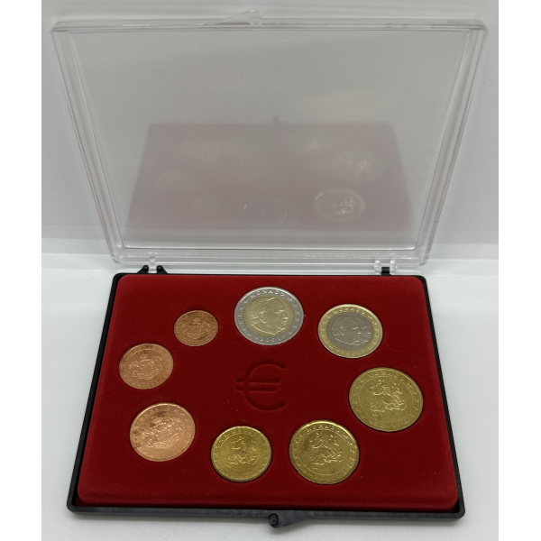 MONACO 2001 - SERIE COMPLETE D'EURO...
