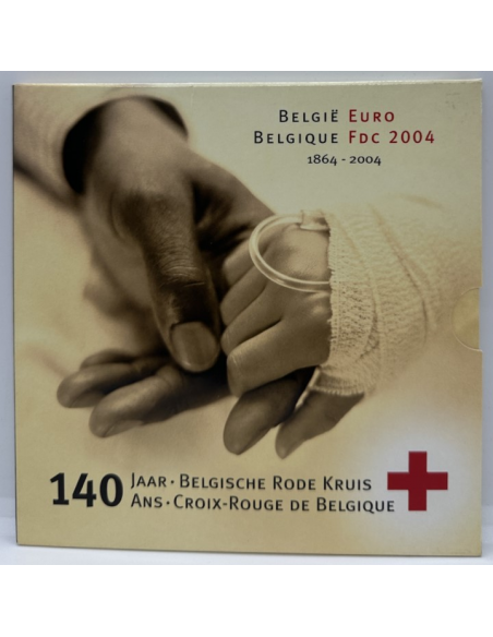 Belgique - Coffret FDC - Les Euros de l'Année 2004 - CROIX-ROUGE