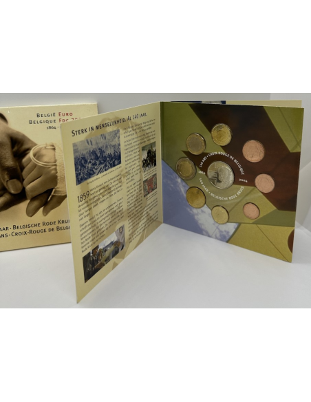 Belgique - Coffret FDC - Les Euros de l'Année 2004 - CROIX-ROUGE