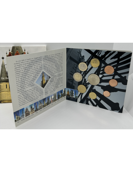 Belgique - Coffret FDC - Les Euros de l'Année 2008 - LES BEFFROIS